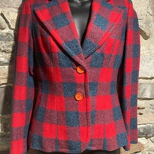 Plaid  woman blazer 4